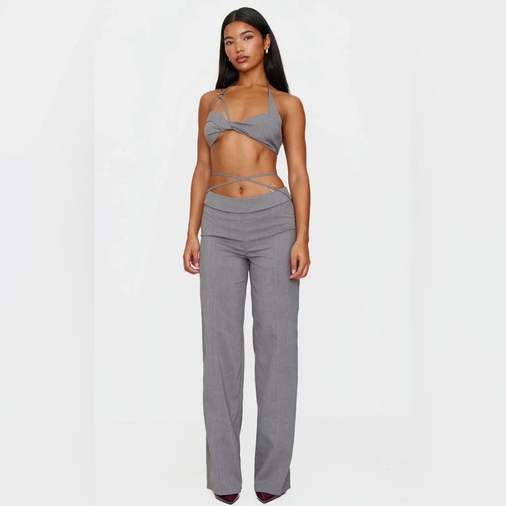 Gray Two Piece Set - Picture 2 of 3